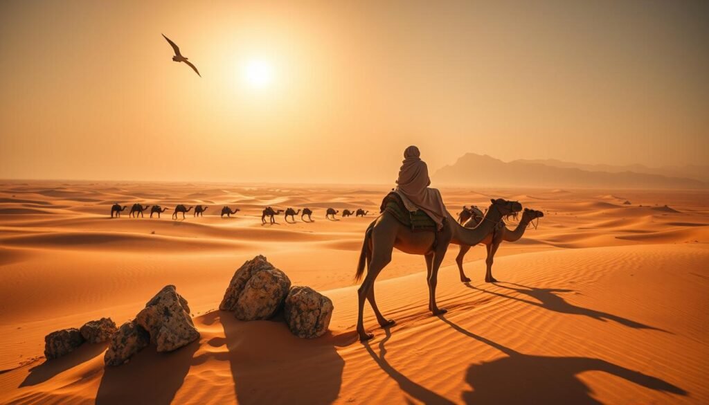 Sahara camel trek desert experience