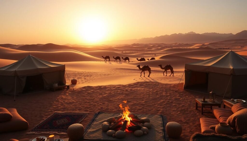 desert camp amenities